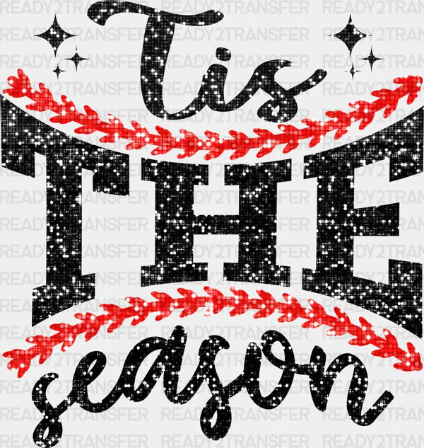 Tis The Season Design - Baseball DTF Heat Transfer