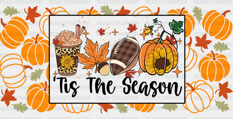 ’Tis The Season - Fall Cup Wrap Uv Sticker Permanent Dtf Decal