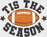 Tis The Season Football Football DTF Transfer Adult Unisex S & M (10’’) / Dark Color Design (See Imaging)