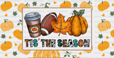 Tis’ The Season Pumpkin - Fall Cup Wrap Uv Sticker Permanent Dtf Decal