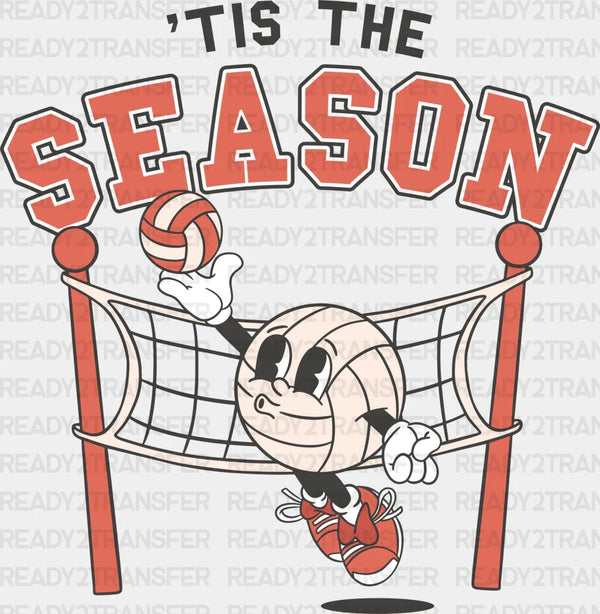 Tis The Season Volleyball Serving Design - Volleyball DTF Heat Transfer