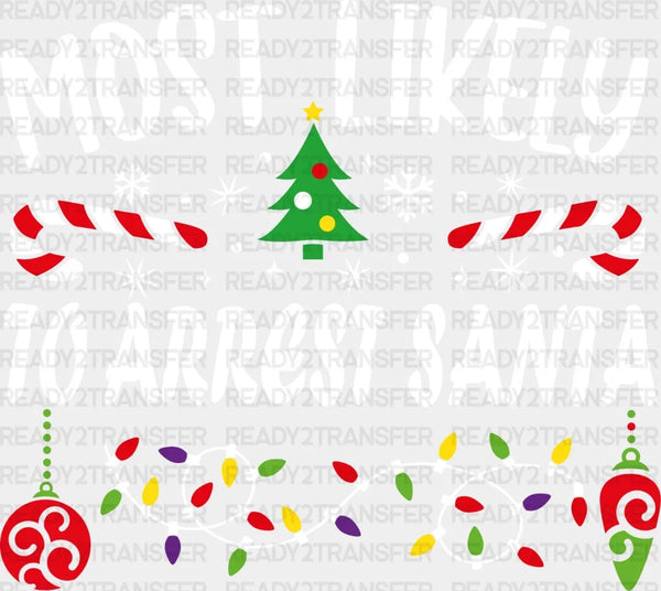 TO ARREST SANTA DTF Transfer