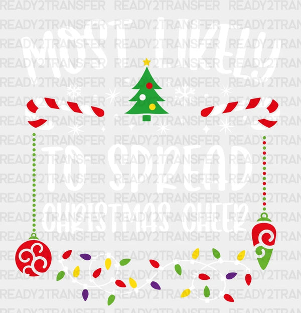 TO SPREAD CHRISTMAS CHEER DTF Transfer