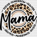 Today Tomorrow Always Mama Mother's Day DTF Heat Transfer, Mama Design, Mom DTF ready2transfer Black