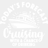 Today's Forecast - Family Cruise DTF heat transfer ready2transfer Light Color Design ( See imaging )
