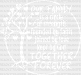 Together Forever - Family Reunion Dtf Heat Transfer Adult Unisex S & M (10’’) / Light Color