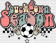 Touch Down Season Design - Soccer Dtf Heat Transfer