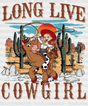 Toy Story Long Live Cowgirl Disney Dtf Transfer