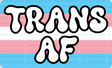 Trans Af Flag Design - Transsexual Iron On Dtf Transfer