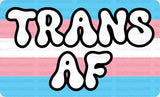 Trans Af Flag Design - Transsexual Iron On Dtf Transfer