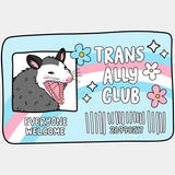 Trans Ally Club, Everyone Welcome - Transgender DTF Transfers ready2transfer Light Color Design (See Imaging)