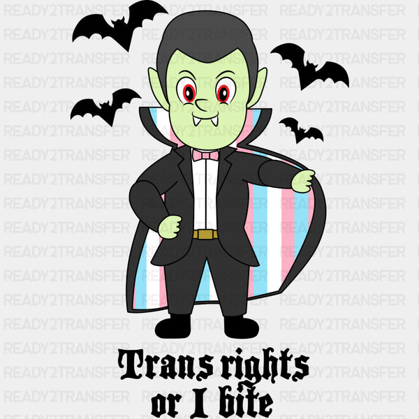 Trans Rights Or I Bite - Transgender DTF Transfers