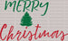 Tree Merry Christmas DTF Transfer ready2transfer Black