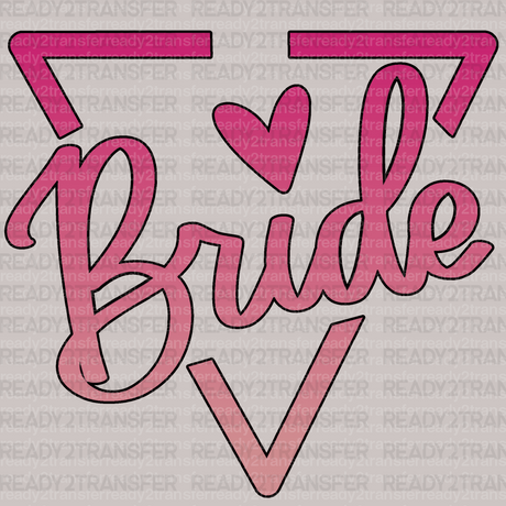 Triangle Bride DTF Transfer - ready2transfer