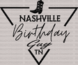 Triangle NASHVILLE Birthday Guy TN DTF Transfer - ready2transfer