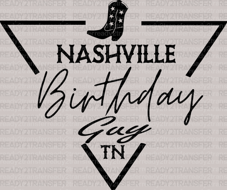 Triangle NASHVILLE Birthday Guy TN DTF Transfer - ready2transfer