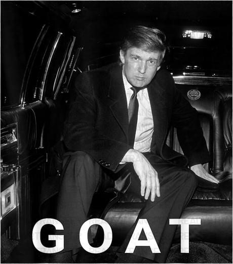 Trump Old Picture G.o.a.t Design - Theme Dtf Transfer