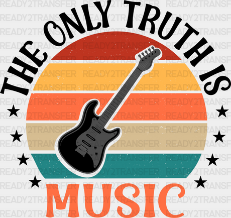 Truth Is Music - Singing Dtf Heat Transfer Adult Unisex S & M (10’’) / Dark Color Design (See