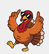 Turkey Gravy Beans And Rolls - Thanksgiving DTF Transfer Adult Unisex - S & M (10’’) / Light Color Design (See Imaging)