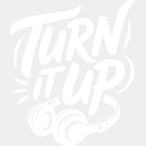 Turn It Up - Music DTF Transfers ready2transfer Light Color Design (See Imaging)