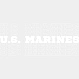 U.S. Marines B&W - Marines DTF Transfers - Adult Unisex - S & M (10’’) / Light Color Design (See Imaging)