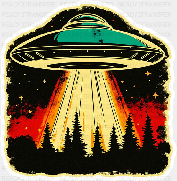 UFO - Minimal UV Sticker Permanent UV DTF Decal