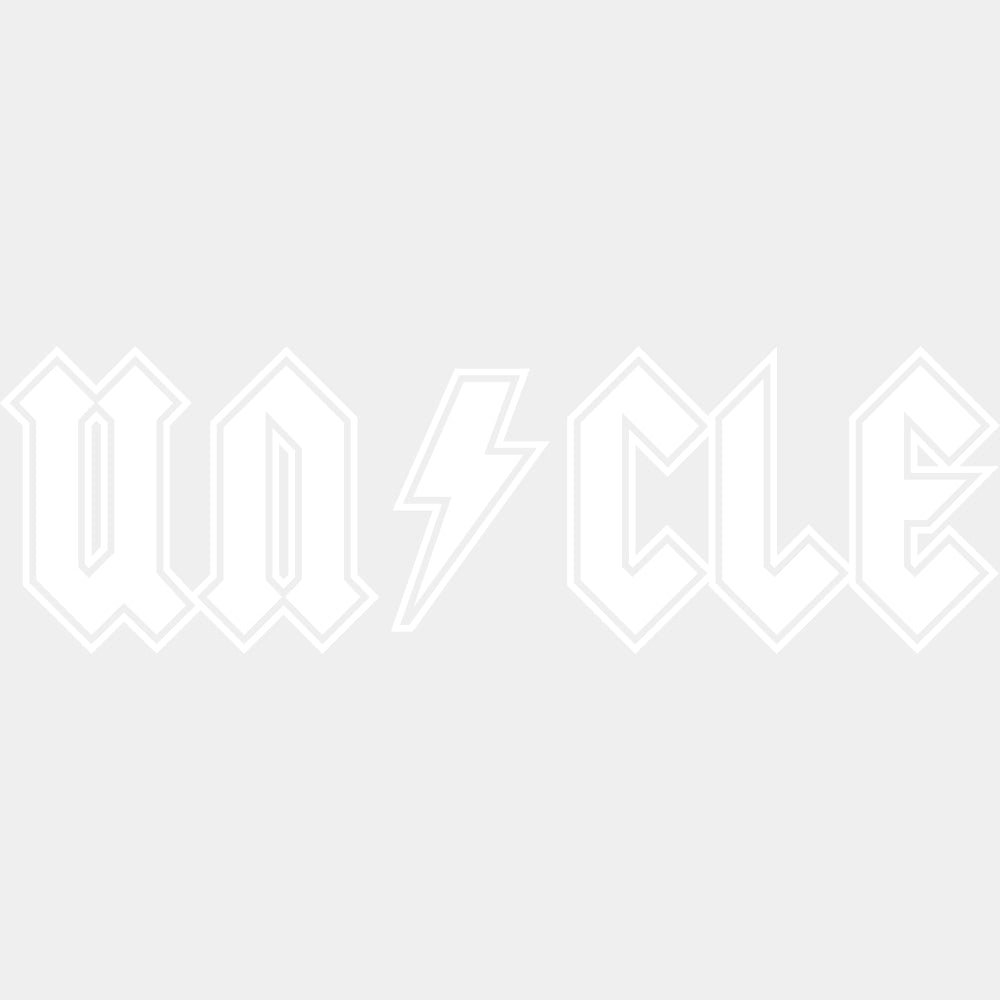 Uncle, Metal Design - Uncle DTF Transfers ready2transfer Light Color Design (See Imaging)