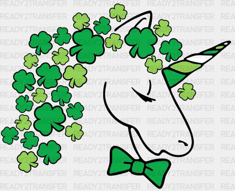 Unicorn St. Patrick’s Day Dtf Heat Transfer Saint Patricks Design St Paddys