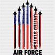 United States Air Force - Air Force DTF Transfers - Adult Unisex - S & M (10’’) / Dark Color Design (See Imaging)