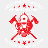United States Firefighter - Fire Department DTF Transfers ready2transfer Light Color Design (See Imaging)