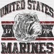 United States Marines 1776 - Marines DTF Transfers - Adult Unisex - S & M (10’’) / Dark Color Design (See Imaging)