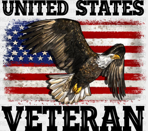 United States Veteran Eagle Design - Army DTF Transfer