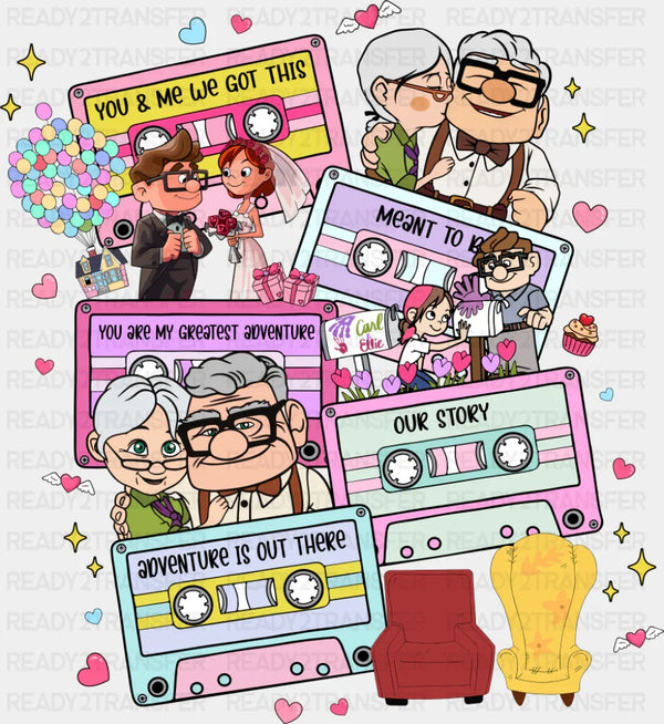 UP Cassettes - Valentine's Day DTF Transfer