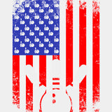 US Flag Bowling - Bowling DTF Transfers ready2transfer Light Color Design (See Imaging)