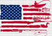 US Flag Fishing Design - Fishing DTF heat transfer ready2transfer White