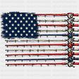US Flag Fishing Rods - Fishing DTF Transfers