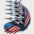 US Flag & Jets - Air Force DTF Transfers