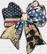 US Flag Military Ribbon - 4th Of July DTF Transfer