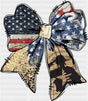 US Flag Military Ribbon - 4th Of July DTF Transfer