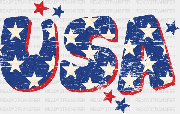 USA 4th Of July DTF Heat Transfer, Independence Day Design, Fourth Of July DTF