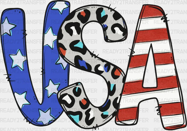 USA 4th Of July DTF Heat Transfer, Independence Day Design, Fourth Of July DTF