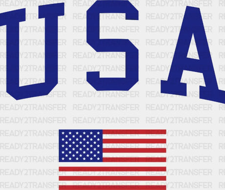 Usa Flag 4Th Of July Dtf Heat Transfer Independence Day Design Fourth