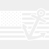 USA Flag & Anchor - Boating DTF Transfers ready2transfer Light Color Design (See Imaging)