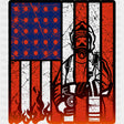USA Flag - Fire Department DTF Transfers ready2transfer Dark Color Design (See Imaging)