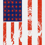 USA Flag - Fire Department DTF Transfers ready2transfer Light Color Design (See Imaging)