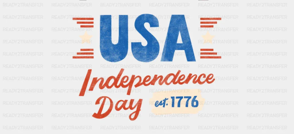 USA Independence Day 1776 - 4th Of July Cup Wrap UV Sticker Permanent UV DTF Decal