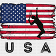 USA - Tennis DTF Transfers ready2transfer Dark Color Design (See Imaging)