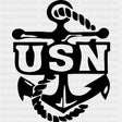 USN - Navy DTF Transfers - Adult Unisex - S & M (10’’) / Dark Color Design (See Imaging)