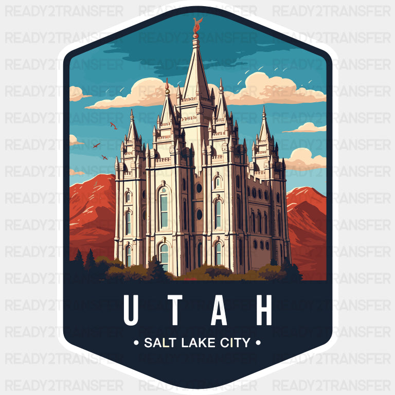 Utah Salt Lake City - States & Cities DTF Transfer ready2transfer