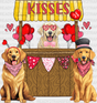 Valentine Dog Kisses Dtf Transfer